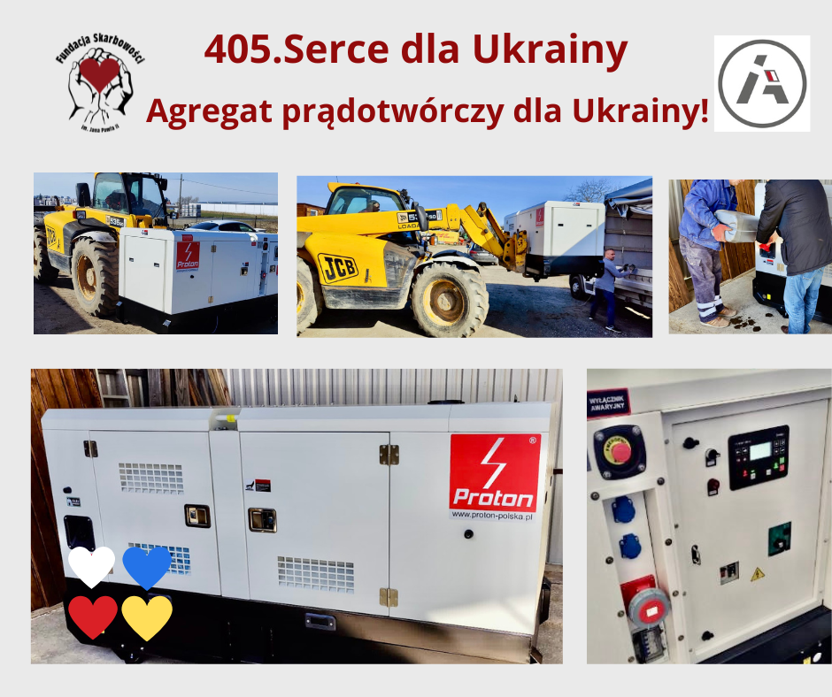 Agregat prądotwórczy po odbiorze technicznym czeka na oficjalne przekazanie stronie ukraińskiej.